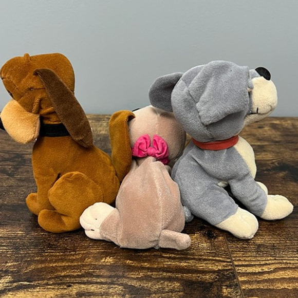 Disney Lady & The Tramp Bean Bag Plush Set - Picture 3 of 5